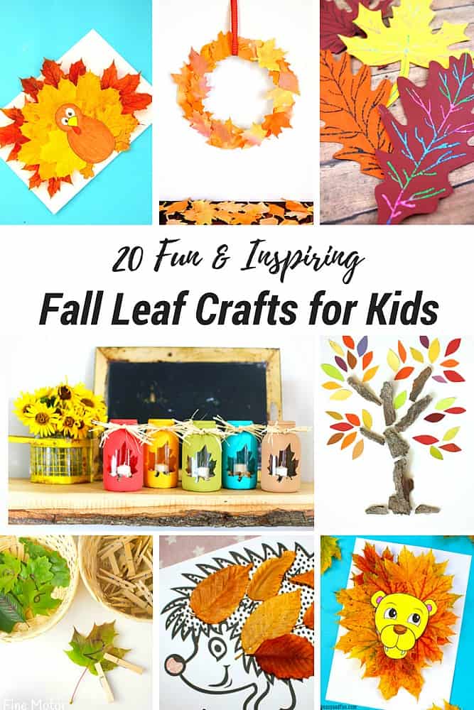 20+ Fun and Inspiring Fall Leaf Crafts for Kids