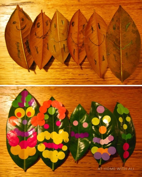 Leaf People - 15 Fabulous Fall Leaf Crafts for Kids