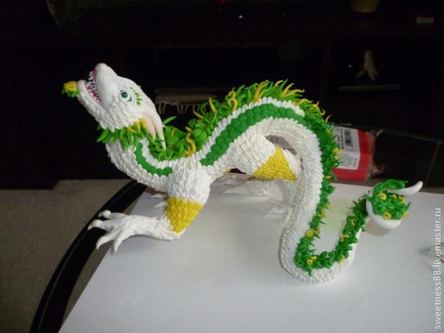 МК по созданию дракона из полимерной глины, фото № 18