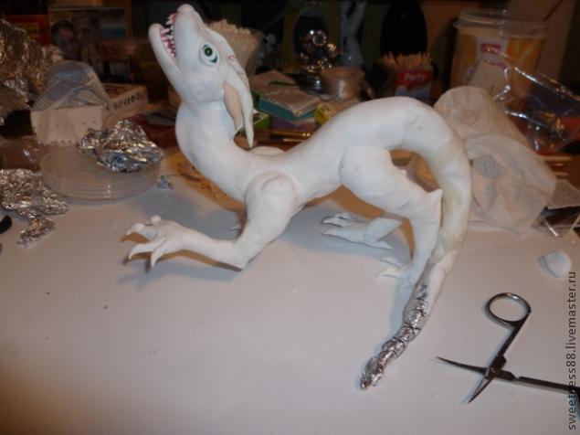 МК по созданию дракона из полимерной глины, фото № 7