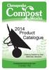 2014 Product Catalogue