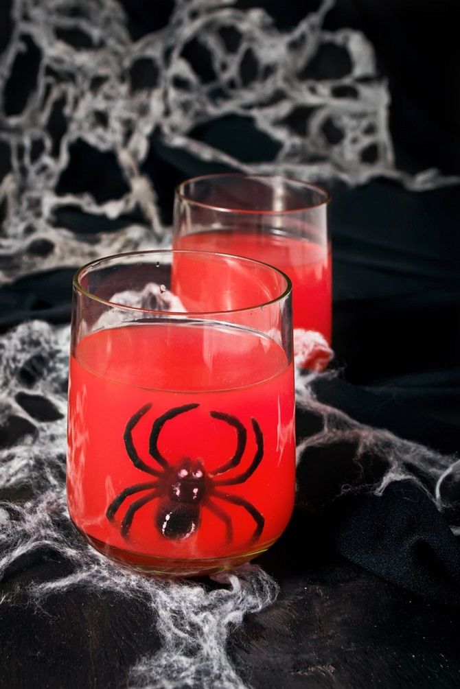 Кровавые коктейли на Хэллоуин