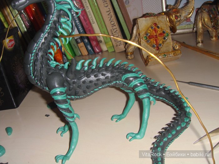 Дракон. Лепка. Полимерная глина. Фентази. МК. VitaRock Дракон. Лепка. Полимерная глина. Фентази. МК. VitaRock