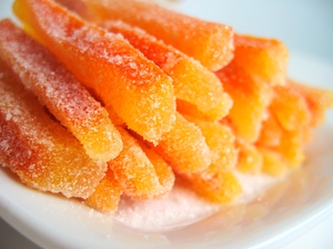 Как делать цукаты из моркови