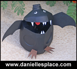 Milk Jug Bat Recycle Craft for Kids www.daniellesplace.com
